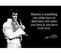 Elvis Presley (2) Signed Inspirational Motivational Quote Sign Poster Print Picture