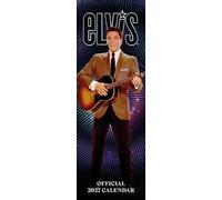 Elvis Presley 2027 Slim Wall Calendar Official Licensed Elvis Calendar, Slim Format, Monthly Layout, Iconic Photography of the King of Rock ’n’ Roll, Gift for Elvis Fans