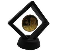 Elvis Presley 24k Gold Plated Medal Framed in 2 way floating Frame and stand with signature