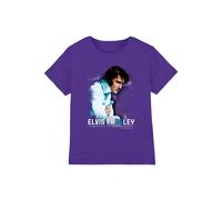 Elvis Presley 35Th Anniversary 2 Kids T-Shirt, Purple | Size: 3-4 Years Elvis Presley Purple 3-4 Years