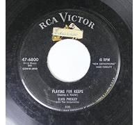 ELVIS PRESLEY 45 RPM PLAYING FOR KEEPS / TOO MUCH