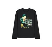 Elvis Presley Always The Original Long Sleeve T-Shirt, Black | Size: Small Elvis Presley Black S