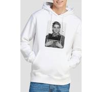 Elvis Presley army Mug Shot Hoodie, White | Size: Large Elvis Presley White L