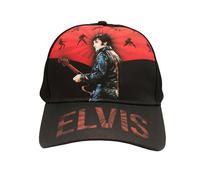 Elvis Presley Baseball Cap Black and Red Officially Licensed