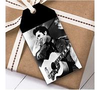 Elvis Presley Black & White Birthday Present Favor Gift Tags
