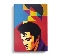 Elvis Presley Canvas Print | Gallery Wrapped 30mm Frame Wall Art | 30x20 inches | Ready to Hang | Modern Picture | Living Room Bedroom Lounge Office