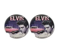 Elvis Presley Car Coasters Set of 2 - Pink Caddy - Mid-South Products