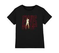Elvis Presley Elvis 68 Album Kids T Shirt, Black, 12-13