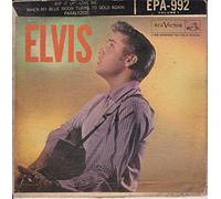 elvis presley - elvis EP RCA EPA 992 original usa 1956 black label noir !