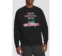 Elvis Presley Elvis Merry Christmas Baby Sweatshirt, Black | Size: Small Elvis Presley Black S
