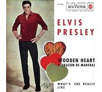 ELVIS PRESLEY - EP ETRANGER N10 - WOODEN HEART SPAIN WHITE VINYL - F600z