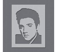 Elvis Presley Face Stencil | Iconic Portrait Home Wall Decor & Art Stencil | Paint Bespoke Items and add Painted finishes to Walls, Fabrics, Furniture and More (S/ 17x22cm)