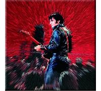 Elvis Presley Fridge Magnet Shine Official 76mm x 76mm One Size