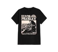 Elvis Presley - Heartbreaker - T-Shirt - black - S - 100% Cotton,Jersey S