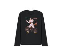 Elvis Presley Hit The Lights Long Sleeve T-Shirt, Black | Size: Medium Elvis Presley Black M