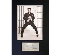 ELVIS PRESLEY JAIL HOUSE ROCK Signed Autograph Mounted Photo Reproduction PRINT A4 Rare (297 x 210mm) #409 (Mount & Print (Not Framed))