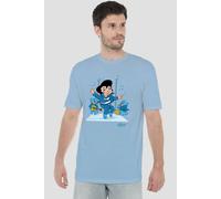 Elvis Presley Jailhouse Rocker T-Shirt, Light Blue | Size: Medium Elvis Presley Light Blue M