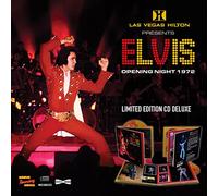 ELVIS PRESLEY LAS VEGAS HILTON PRESENTS OPENING NIGHT 1972 CD BOOK mint sealed