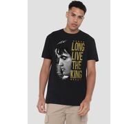 Elvis Presley Long Live The King T-Shirt, Black | Size: Medium Elvis Presley Black M