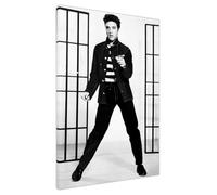 Elvis Presley Majestic Start Iconic Celebrity Wall Art Prints - Stylish Canvas Decor for Office, Bedroom, Home Large (102 x 76 cm - 40" x 30" inch)