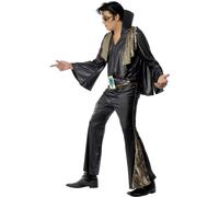 Elvis Presley Men's Costume Set in Black | Size: Medium Elvis Presley Black M