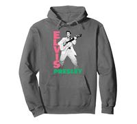 Elvis Presley Official 1956 Pullover Hoodie, Adult Unisex, Asphalt Grey, Large
