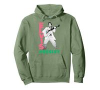 Elvis Presley Official 1956 Pullover Hoodie, Adult Unisex, Sage Green, XX-Large
