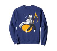 Elvis Presley Official Music Note Sweatshirt, Adult Unisex, Navy Blue, Large
