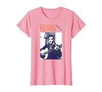 Elvis Presley Official Studio T-Shirt, Women, Pink, X-Large