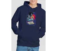 Elvis Presley On Tour Poster Hoodie, Navy | Size: Large Elvis Presley Navy L
