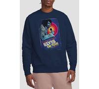 Elvis Presley On Tour Poster Sweatshirt, Navy | Size: XL Elvis Presley Navy XL