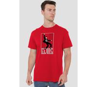 Elvis Presley One Jailhouse T-Shirt, Red | Size: Medium Elvis Presley Red M