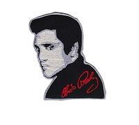 Elvis Presley Patch Badge Embroidered Iron on Applique Souvenir Accessory