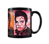 Elvis Presley Pop Panels Mug Black/pink/orange (One Size)