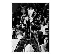 Elvis Presley Poster 60 x 80 cm Black and white Wall art Wall decor