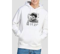 Elvis Presley Relaxing Hoodie, White | Size: Medium Elvis Presley White M