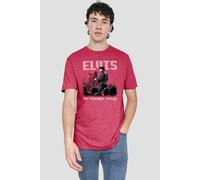 Elvis Presley Return Of The King T-Shirt, Red | Size: Large Elvis Presley Red L