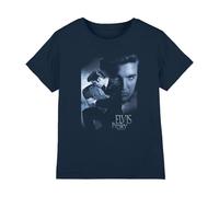 Elvis Presley Reverent Kids T Shirt, Navy, 9-11