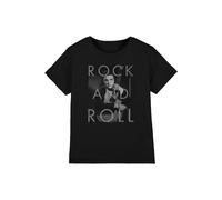 Elvis Presley Rock & Roll Kids T-Shirt, Black | Size: 7-8 Years Elvis Presley Black 7-8 Years