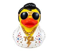 Elvis Presley Rubber Duck - White Jumpsuit Collectible, Car Dashboard Decoration, Officially Licensed Elvis Memorabilia, Gift for Elvis Fans