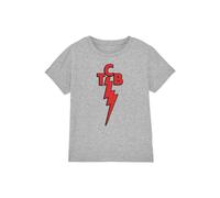 Elvis Presley Tcb Kids T-Shirt, Athletic Heather in Light Grey | Size: 9-11 Years Elvis Presley Light Grey 9-11 Years
