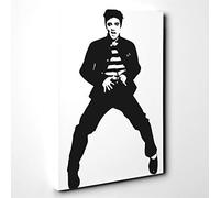 Elvis Presley The Jailhouse Rock (2) Canvas Print | Gallery Wrapped 30mm Frame Wall Art | 30x20 inches | Ready to Hang | Modern Picture | Living Room Bedroom Lounge Office
