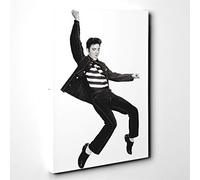 Elvis Presley The Jailhouse Rock Canvas Print | Gallery Wrapped 30mm Frame Wall Art | 30x20 inches | Ready to Hang | Modern Picture | Living Room Bedroom Lounge Office