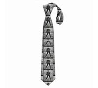 (Elvis Presley The King Jailhouse=22049) Men's Tie Printed Skinny Tie Fashion Cool Necktie for Men, Casual Gentleman Novelry Funny Suit Neck Ties