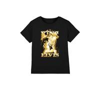Elvis Presley The King Kids T-Shirt, Black | Size: 7-8 Years Elvis Presley Black 7-8 Years