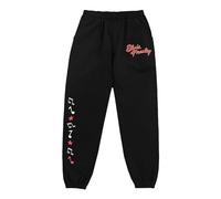 ELVIS PRESLEY Unisex's Official Merch Red/Black Logo Sweatpants, S