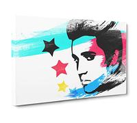 Elvis Presley V2 Canvas Print | Gallery Wrapped 30mm Frame Wall Art | 30x20 inches | Ready to Hang | Modern Picture | Living Room Bedroom Lounge Office