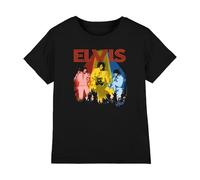 Elvis Presley Vegas Remembered Kids T Shirt, Black, 12-13