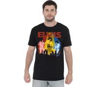 Elvis Presley Vegas Remembered Unisex T Shirt, Black, XXX-Large