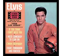 Elvis Presley Viva Las Vegas Framed Classic Album Sleeve Memorabilia, Multi-Colour,12-Inch